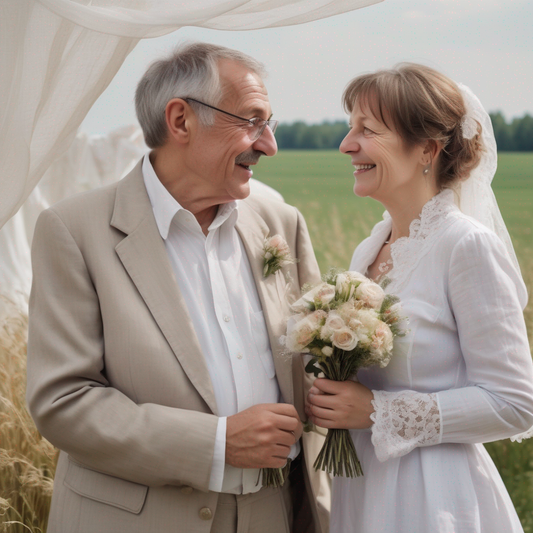 Leinenhochzeit 35 Jahre verheiratet