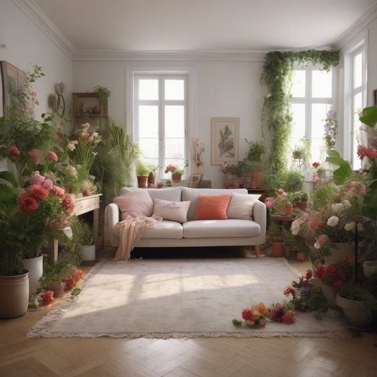 Blumen heller machen: Wie Farben den Raum verändern können